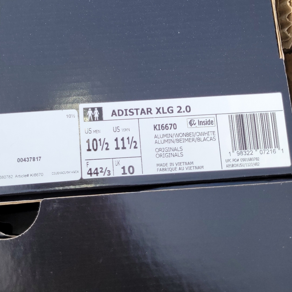 *SALE!** Womens Adidas adistar XLG 2.0 SQUID Kl6670 Running Shoes 2026 Sz 8.5-12 - Picture 6 of 15